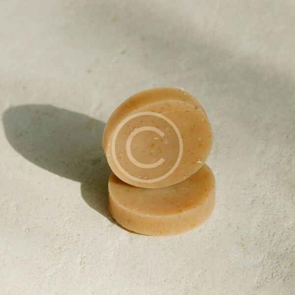 Round body soap